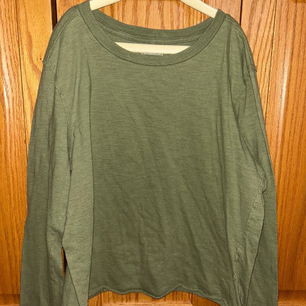 Green Anthropologie Shirt